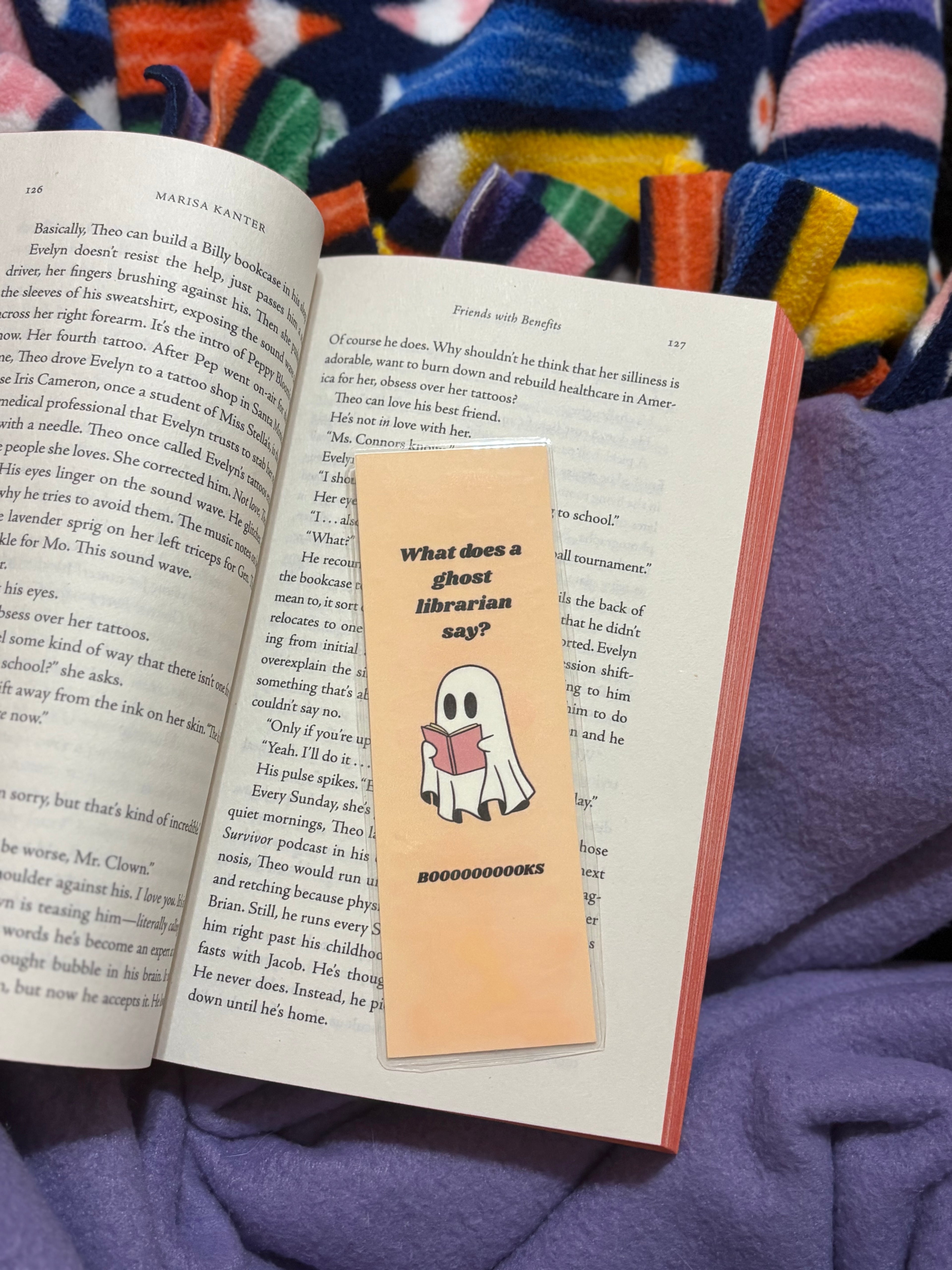 Punny Ghost Bookmark