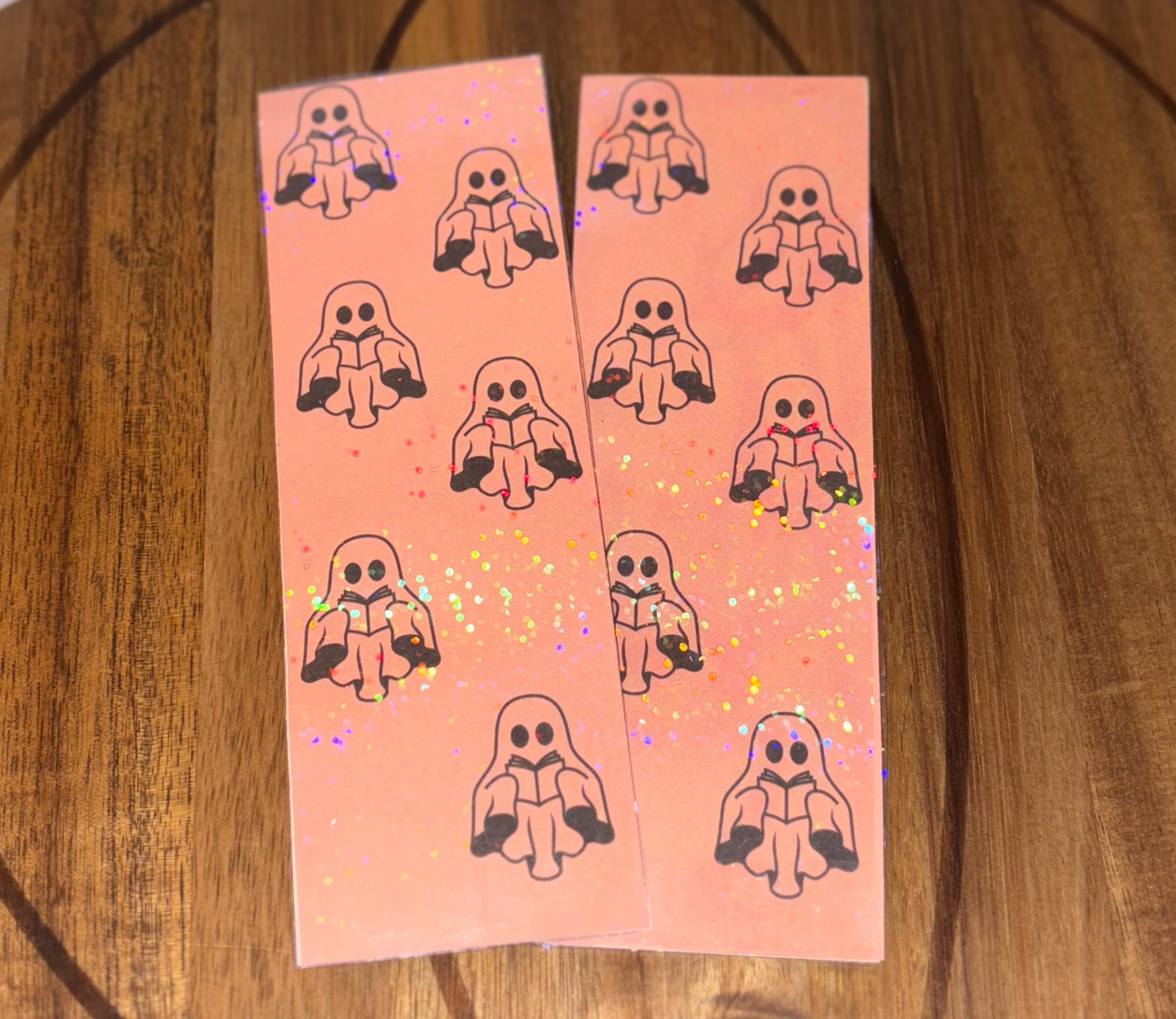 Pink Ghost Bookmark